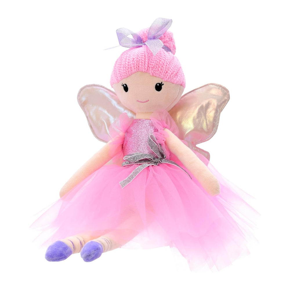iscream Furry Plush 18.5" Nutcracker Sugar Plum Fairy Embroidered Accent...