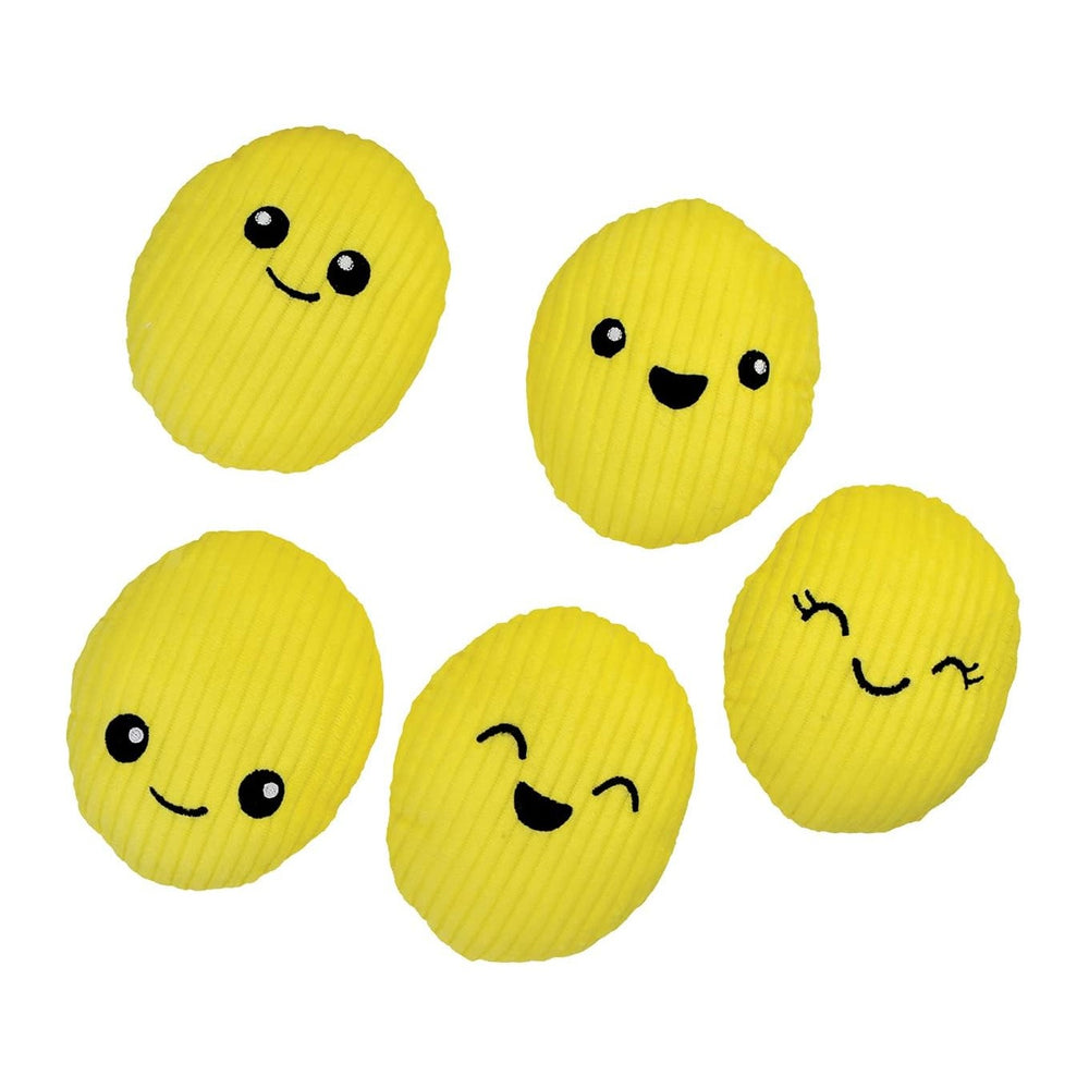 iscream Play with Your Food! Potato Chip Fleece Play Pillow Set with Embriode...