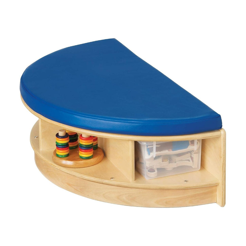 Jonti-Craft 3760JC Read-a-Round Semi Couch, Blue