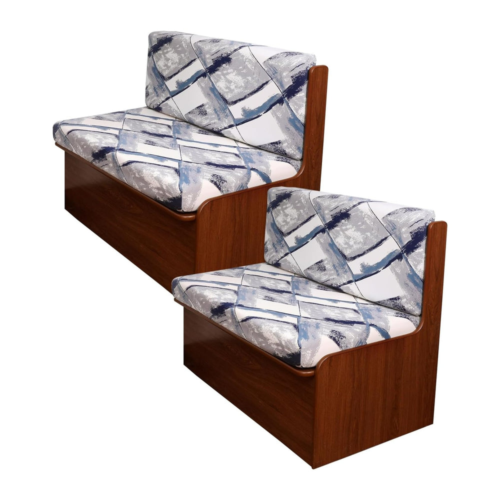 KRFOONN RV Dinette Cushion Covers Stretch Camper Cushions Cover Replacement C...