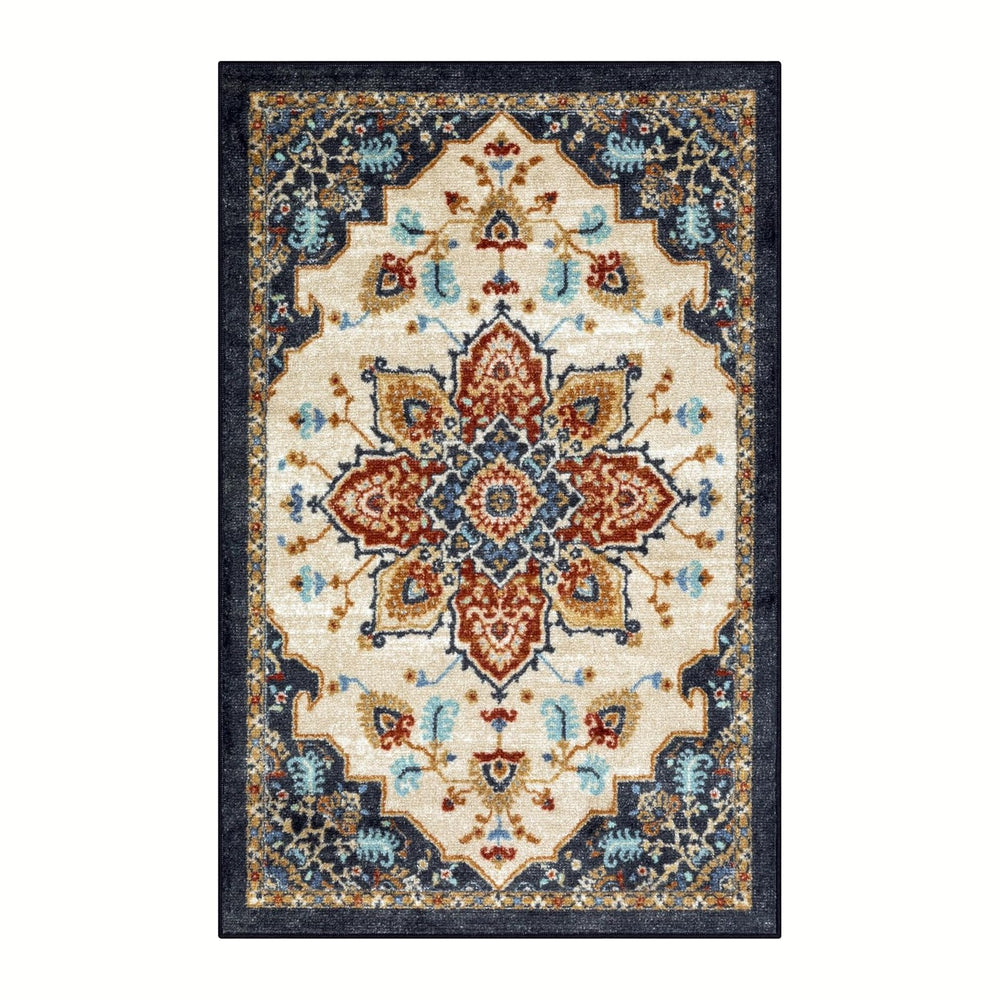 Maples Rugs Ruby Oriental Area Rug - Made in USA - Washable, Non Slip Indoor ...
