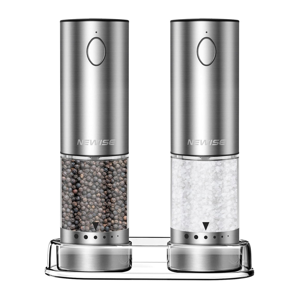 Newise Electric Salt and Pepper Grinder Set