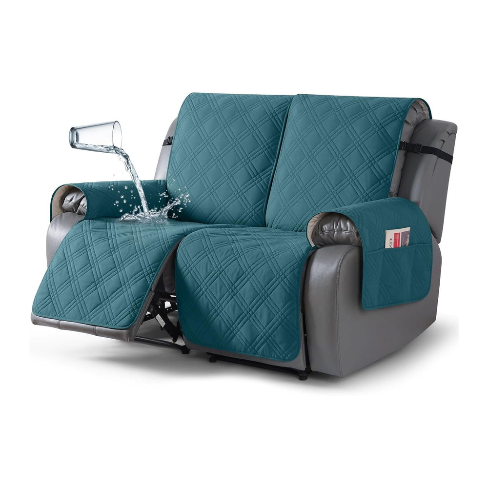 TAOCOCO 100% Waterproof Loveseat Recliner Covers 2 Seater, Split Loveseat Covers