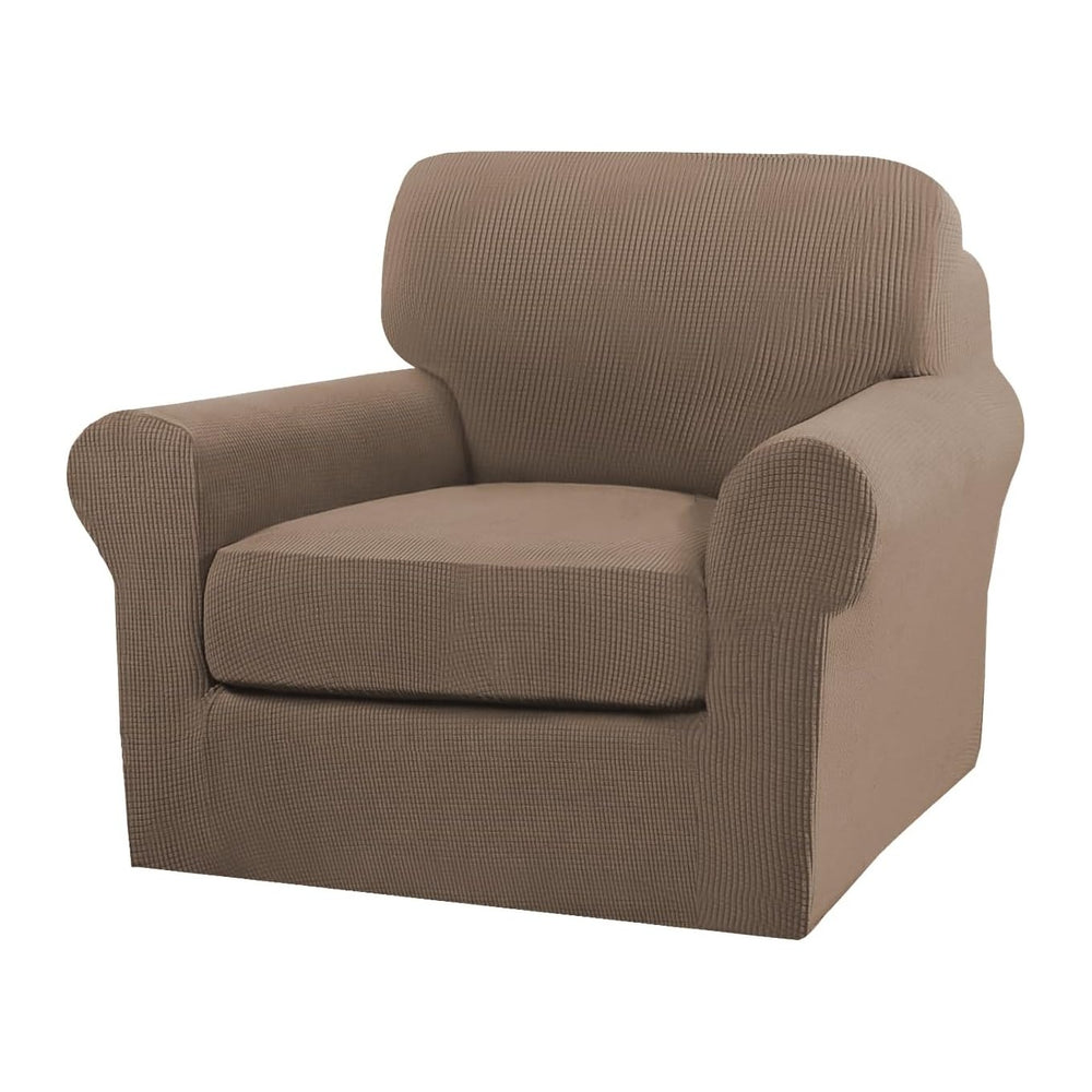 Turquoize 2 Piece Chair Covers Armchair Slipcovers