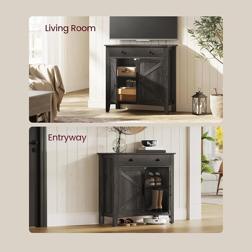 VASAGLE LIRY Collection - Buffet Cabinet, Coffee Bar Cabinet with a Drawer, A...