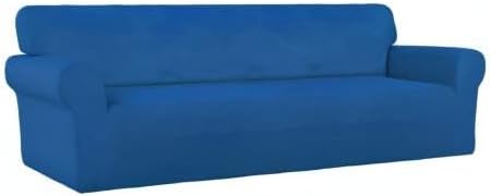PureFit Super Stretch 4 Seater Sofa Slipcover – Spandex Non Slip Soft Couch - Image 8