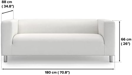 TLYESD Klippan Cover Replacement for IKEA Klippan Loveseat Cover, Klippan Cou...