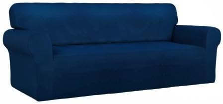 PureFit Super Stretch Sofa Slipcover – Spandex Non Slip Soft Couch Sofa Cover - Image 8