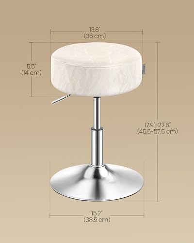 vasagle bar stool set of 1, 360° swivel shown in use