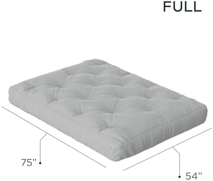 Royal Sleep Products by The Futon Factory 8 inch Memory Foam Futon Mattress -...