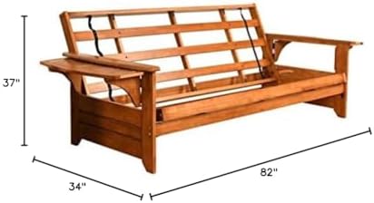 KODIAK FURNITURE Phoenix Futon Sofa in Barbados Finish