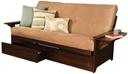 Kodiak Futons Full Size Futon in Espresso Finish, Brown