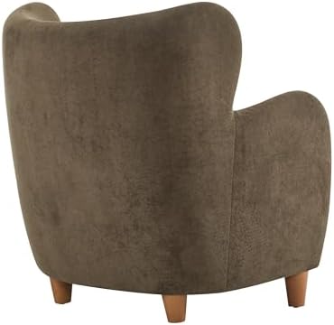 Christopher Knight Home Auden Wingback Accent Chair, Fabric Club Chair, Velve...