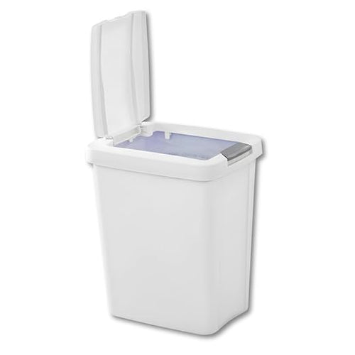 7.5 Gallon White Wastebasket - Image 2