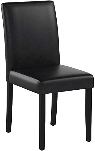 FDW Dining Chairs Set of 4,Dining Room Chairs,Side PU Cushion Chairs with Wat...