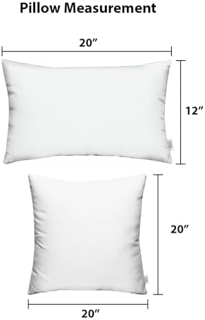 RSH DECOR: Sunbrella Lumbar & Square Pillows Set of 4 | 20" x 12&quo...