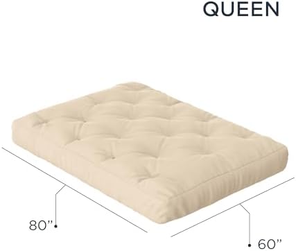 Royal Sleep Products by The Futon Factory 8 inch Foam Futon Mattress - Solid ...
