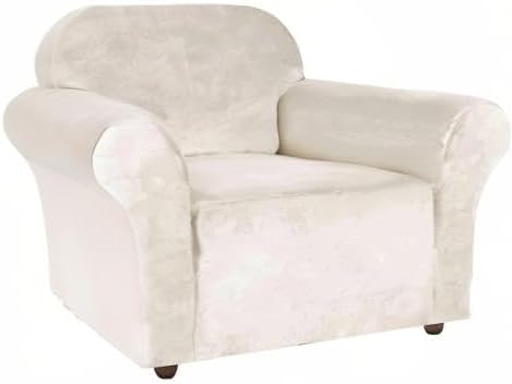 Turquoize Velvet Chair Covers for Living Room Stretch Slip Covers for Armchai...