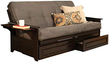 Kodiak Furniture Phoenix Futon, Suede Gray