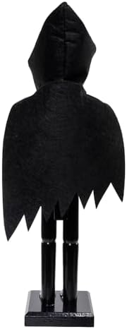 Kurt Adler 15-inch Wooden Halloween Skull Nutcracker