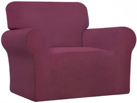 Easy-Going Stretch Oversized Chair Slipcover with Arm Washable ASH Rose