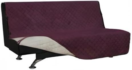 Easy-Going Futon Sofa Slipcover Reversible Sofa Cover Armless Cover Furniture - Image 10