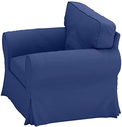 Cotton Ektorp Chair Cover Compatible with IKEA Armchair Sofa Slipcover