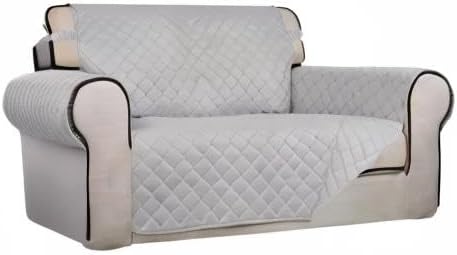 PureFit Reversible Quilted Sofa Cover, Water Resistant Slipcover Furniture - Image 8