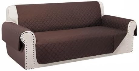 Reversible 4 Seater Sofa Cover 91 Inch Large Couch Cover Furniture Protector - Image 8