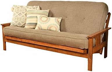 Kodiak Furniture Monterey Futon Set, No Drawers, with Barbados Base and Linen...