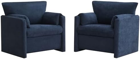 33" Modern Accent Chair for Living Room, Oversized Armchair with Deep Se...