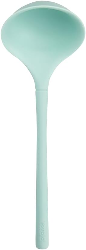 Tovolo Flex Core Small Silicone Ladle Aqua Seafoam Green Heat Safe Silicone by Tovolo