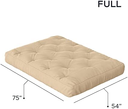 Royal Sleep Products by The Futon Factory 6 inch Memory Foam Futon Mattress -...