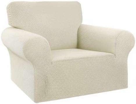 KEKUOU Stretch Single Sofa Slipcover 1 Piece Couch Sofa Cover Furniture - Image 7