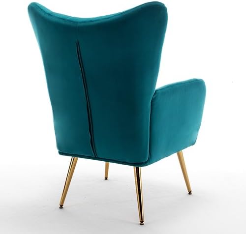 Container Furniture Direct Modern Chic Mid-Century Velvet Accent Armchair for...