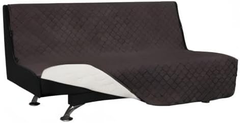 Easy-Going Futon Sofa Slipcover Reversible Sofa Cover Armless Cover Furniture - Image 8