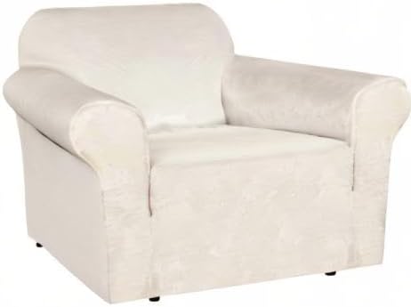 H.VERSAILTEX Stretch Velvet Armchair Cover Couch Covers 1 Cushion Chair - Image 8