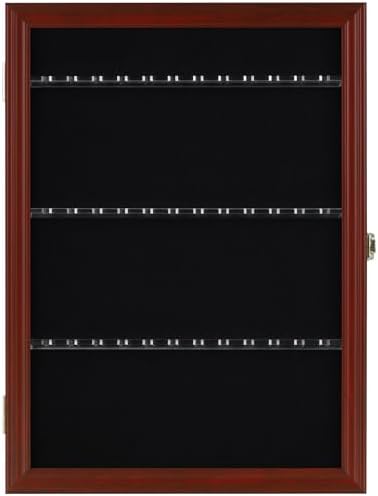 36 Souvenir Tea Spoon Display Case Rack Wall Mountable Cabinet Frame with Loc...