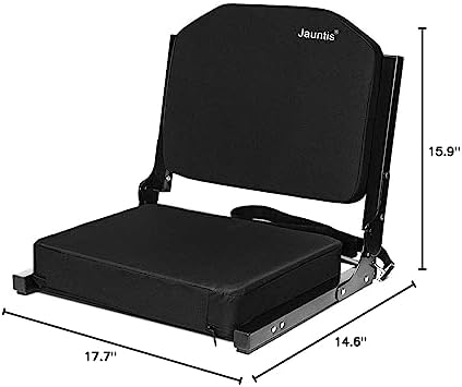 Stadium Seats for Bleachers, Bleacher Seats with Ultra Padded Comfy Foam Back...