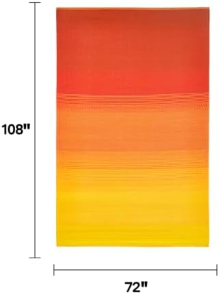 Fab Habitat Outdoor Rug - Waterproof, Fade Resistant, Crease-Free - Premium R...