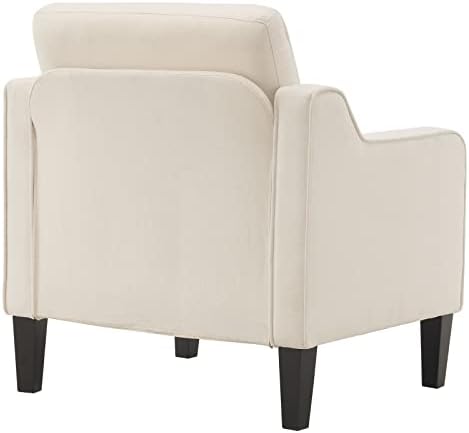 VINGLI Accent Chairs, Linen Upholstered Armchair for Living Room, Beige