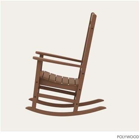 POLYWOOD Presidential Rocking Chair in Teak
