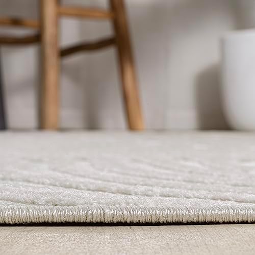 JONATHAN Y Maribo High-Low Abstract Striped Indoor/Outdoor Area Rug, Contempo...