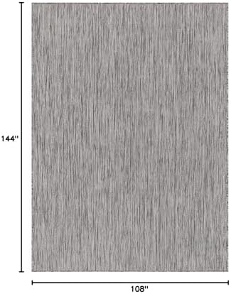 CAMILSON Outdoor Rug 9x12 Modern Area Rugs for Large Indoor and Outdoor Patio...
