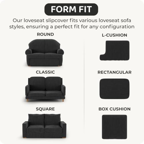 PAULATO BY GA.I.CO. Sofa Slipcover - Loveseat Slipcover - Stretch Armchair Co...