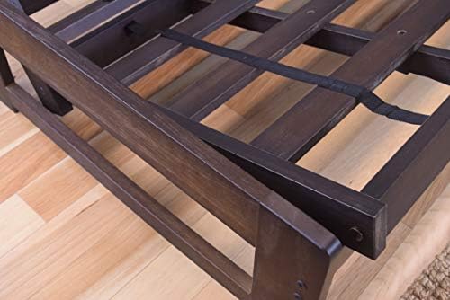 Colorado Reclaim Mocha Frame and Mattress Set w/Choice of Fabrics, 7 Inch Inn...