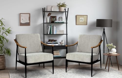 RNKSFX Modern Accent Chair for Living Room Bedroom Mid Century Arm Chair Upho...
