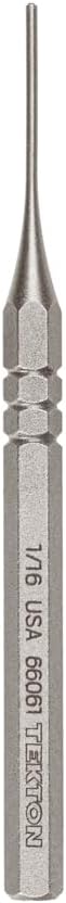 TEKTON 1/16 Inch Roll Pin Punch | 66061 | Made in USA by TEKTON