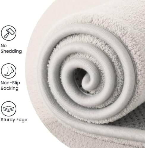 Sour Lemon 8x10 Area Rugs for Living Room Bedroom, Large Carpet White Rug