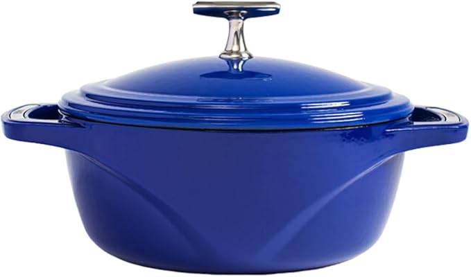 Lodge USA Enamel 4.5 Qt Enameled Cast Iron Dutch Oven by Lodge